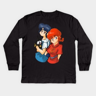 Ranma x Akane Kids Long Sleeve T-Shirt